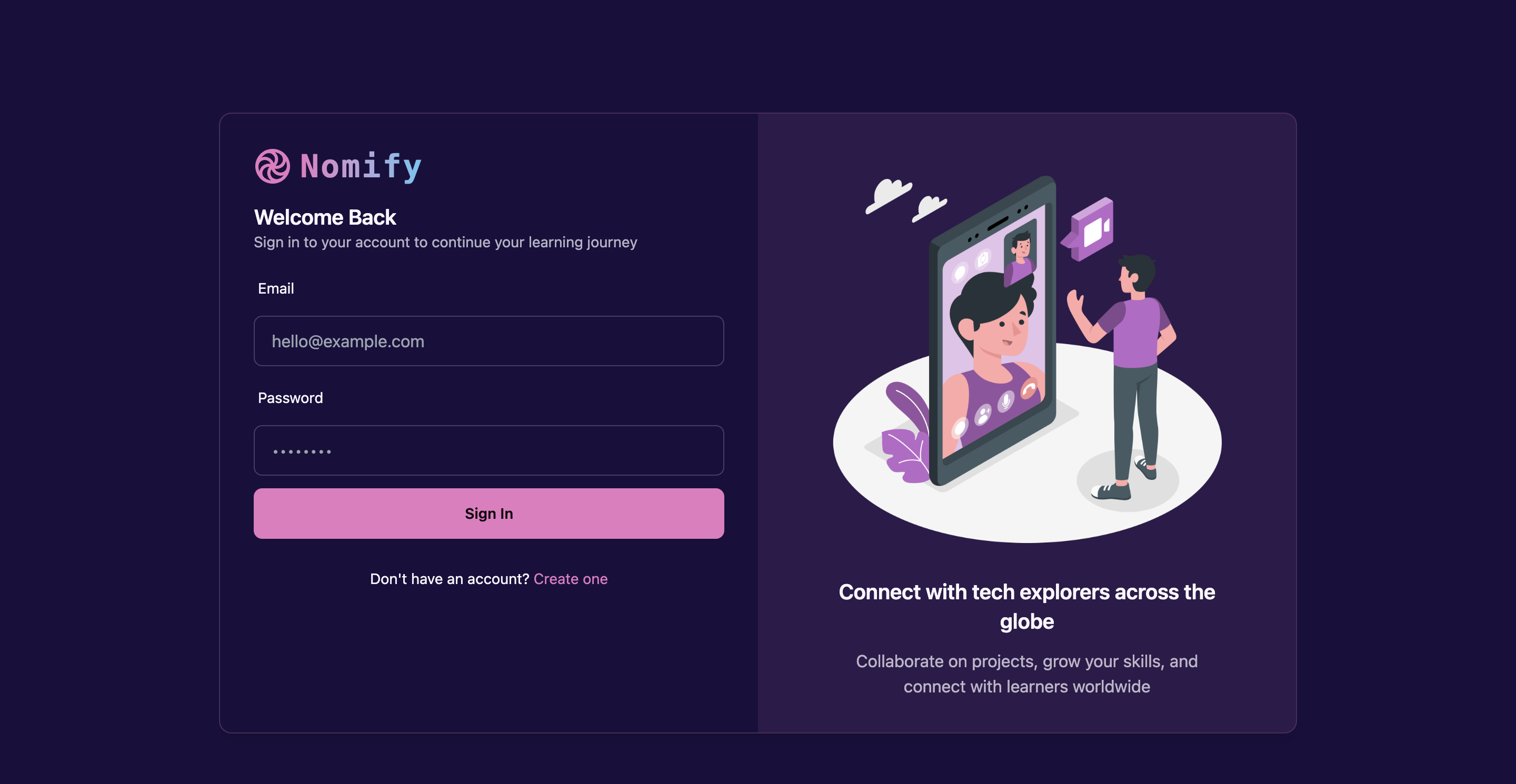 Nomify – Developer Collaboration Platform
